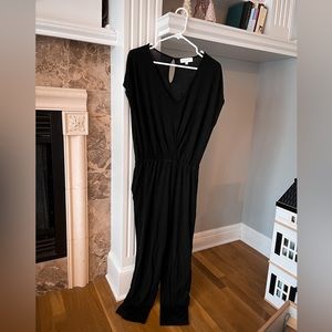 Michael Stars | Black short-sleeved jumpsuit | L